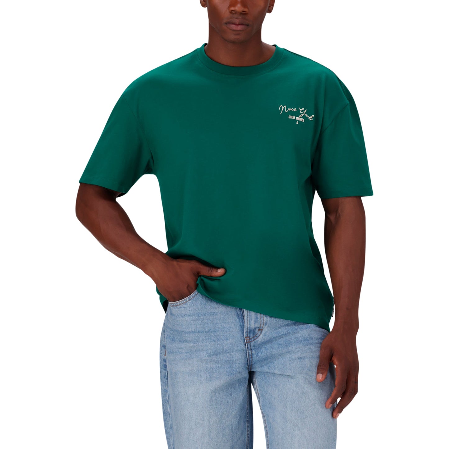 RYKER GREEN BOXY T-SHIRT