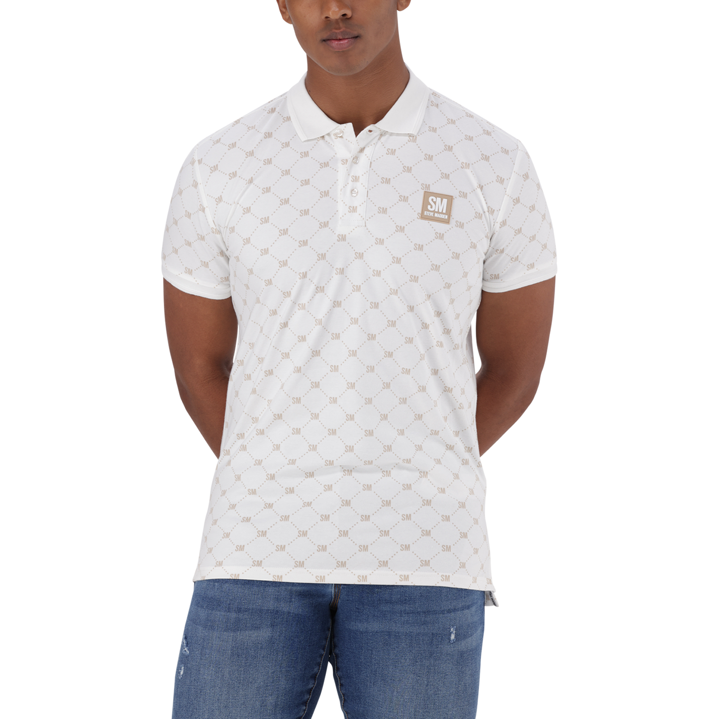 ARLO WHITE PRINTED GOLFER