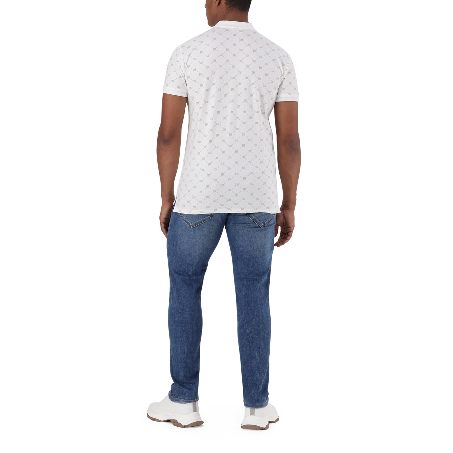 ARLO WHITE PRINTED GOLFER