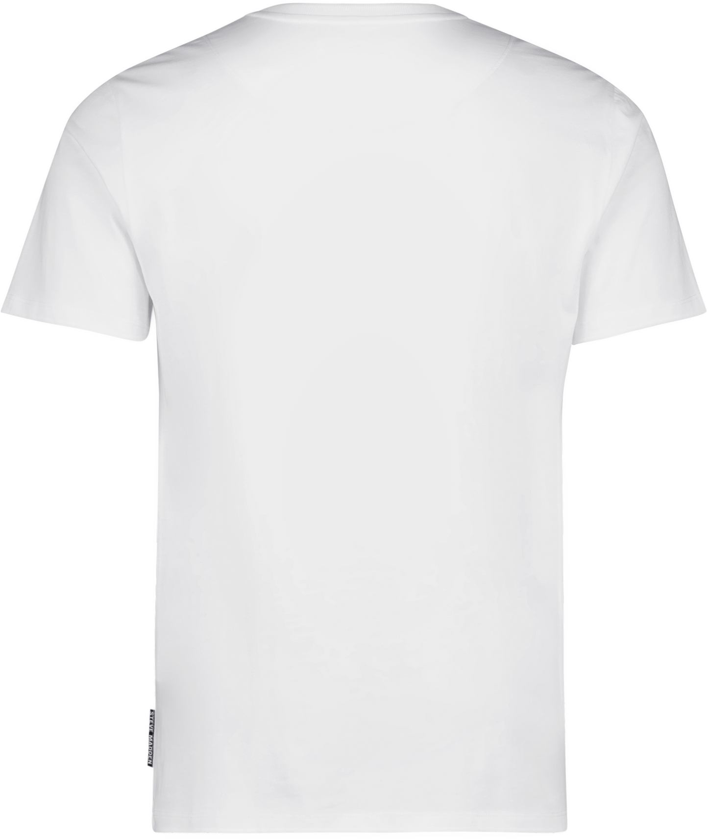 THOMAS WHITE CREW NECK LOGO T-SHIRT